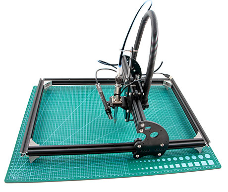 The PSE-20-USB. High precision manual Pick & Place machine in the 1 USB microscope configuration