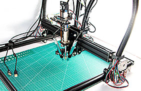 PSE-22 motorized pick and place machine.5 stepper motors